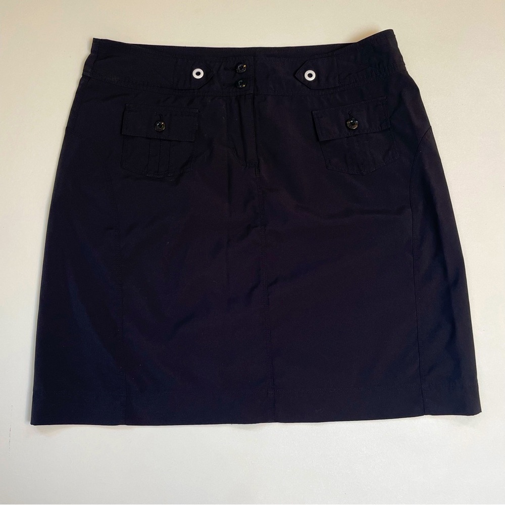 Lole Outdoor Cargo Utility Lightweight Skirt Black Womens size 8